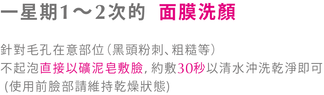 毛孔淨透礦泥皂使用方法